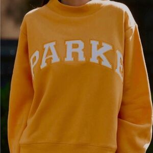 PARKE Mockneck Sweatshirt - Women's Yellow Pullover